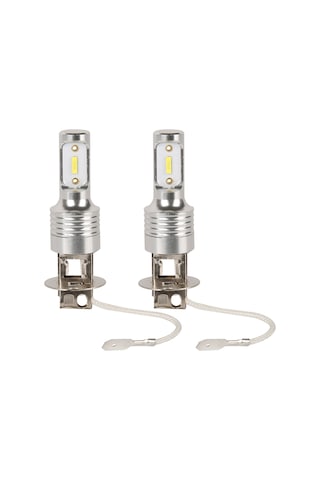 Dofolink 3500lm H3 Led Araba Fari Ampülü 6000k Beyaz 20w/adet 1860 Led Çip 50.000+ Saat Ömür Plug&play 12v