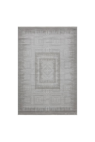 Seyran Halı Gusto 907 Gri Mikro Polyester Makine Halısı