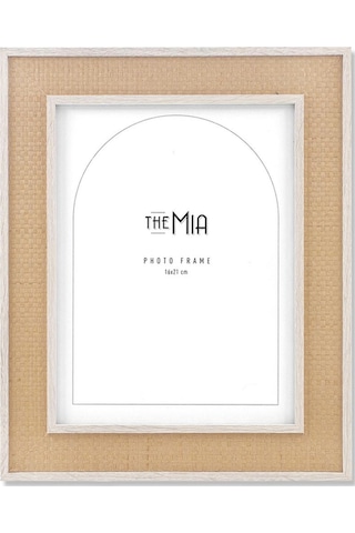 The Mia Delgado Fotoğraf Çerçevesi Beyaz 21x16 Cm