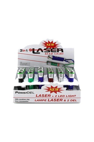 İtalyano Gold-police Gp-001 Laser Ve Led Light 3in1 Başlı Renkli Lazer Anahtarlık Kancalı - 24'li Paket Diğer