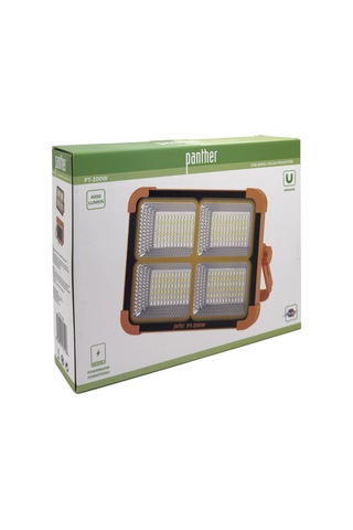 Panther Pt-200w Usb Şarjlı Solar Projektör