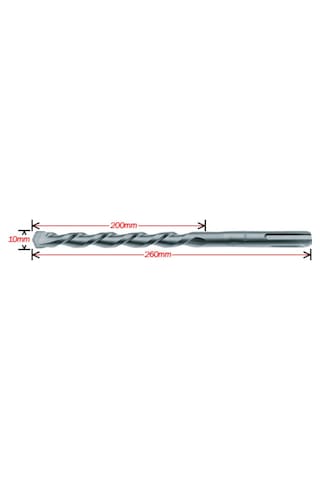 Makita D-00197 Ø 10x260mm Sds Plus Matkap Ucu (beton İçin)