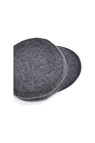 Külah Erkek Yün Fidel Castro Şapka Wool Military Hat - Gri