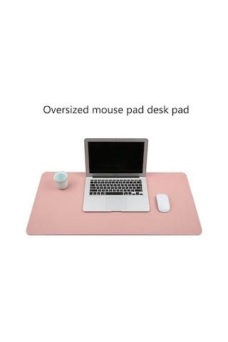 Tongxida Cbtx Çok İşlevli İş Pu Deri Mouse Pad Klavye Pedi Masa Mat Bilgisayar Masası Mat, 60x30cm Siyah