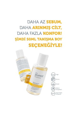 The Purest Solutions Siyah Nokta Karşıtı Salisilik Asit Temizleme Jeli Cilt Bakım Seti: 200 ml + 50 ml Tanışma Boy