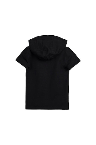 Bad Bear Mood 24.06.12.001s Siyah Çocuk Baskılı Hoodie Sweatshirt Siyah