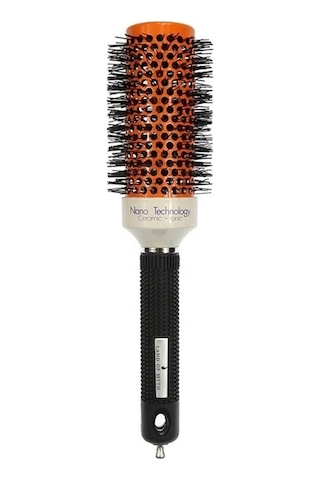 Land Of Myth LOM1303 Seramik+İyonik Termal Fön Saç Fırçası Siyah Turuncu 45 MM