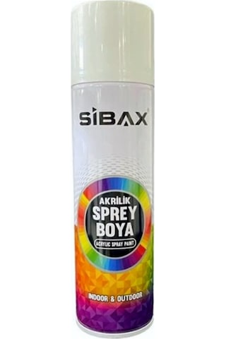 Sibax Akrilik Sprey Boya 250ml Trafik Sarı-mükemmel Kapatır-yayılır-yapışır-kalıcı Renk Ve Parlaklık