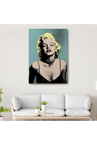 Marilyn Monroe Sarı Saçlı Kadın Modern Duvar Sanatı-5251