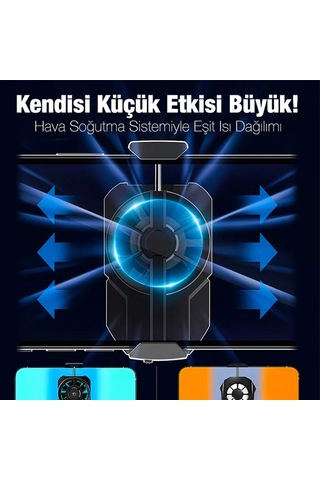 MEMO FL-A2 Hava Soğutmalı Cep Telefon Soğutma Fanı Radyatör Soğut