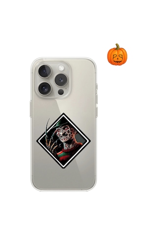 Dali Design Apple Uyumlu iPhone 11 Pro Şeffaf Kılıf Horror 2 Tasarımlı