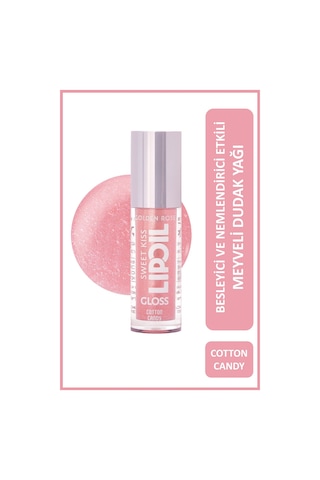 Golden Rose Sweet Kiss Rosehip Murumuru ve Jojoba Yağı İçeren Meyveli Dudak Parlatıcı Yağ 01