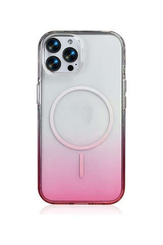 Apple Uyumlu iPhone 15 Pro Max Kılıf M-safe Şarj Özellikli Zore Septik Silikon Kapak Mor