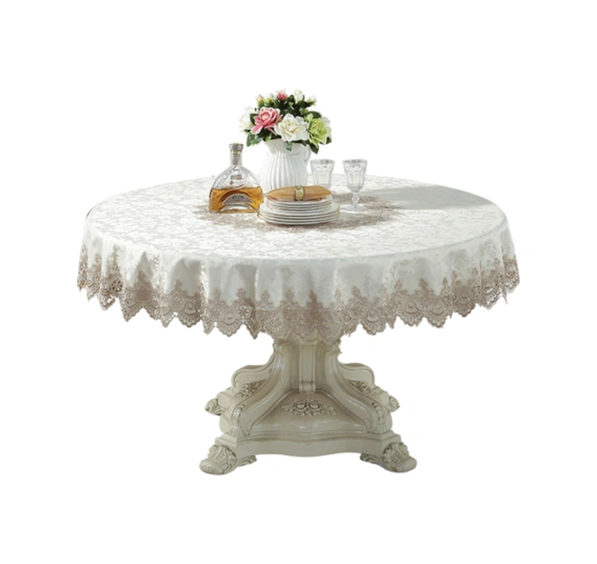 Stil Yuvarlak Masa Örtüsü Zarif Dantel Masa Örtüsü Yemek Masası Bezi Mutfak Masa Örtüsü Dekoratif Havlu Masa Örtüleri 4 Adet B
