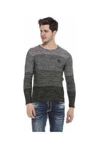 Cipo & Baxx Cp205 Bisiklet Yaka Spor Erkek Kazak 001