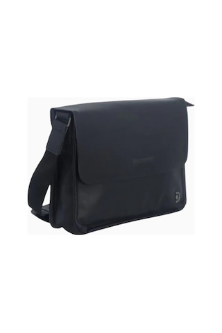 Discovery Heritage Metal Logolu 4l Kapasiteli Messenger Omuz Çantası Siyah 1