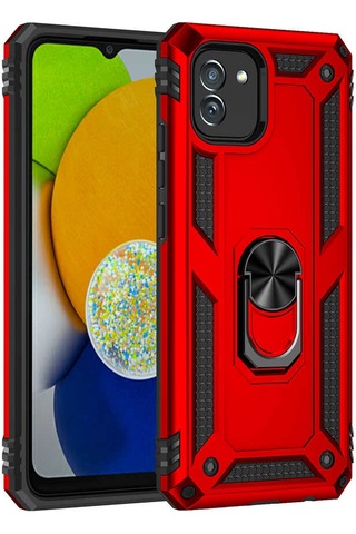Zore Galaxy Uyumlu A03 Kılıf Vega Kapak - Kırmızı Kirmizi