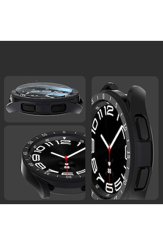 Samsung Galaxy Uyumlu 6 Classic 47mm Sert Pc Kasa Ve Ekran Koruyucu Zore Sport Watch Gard 29