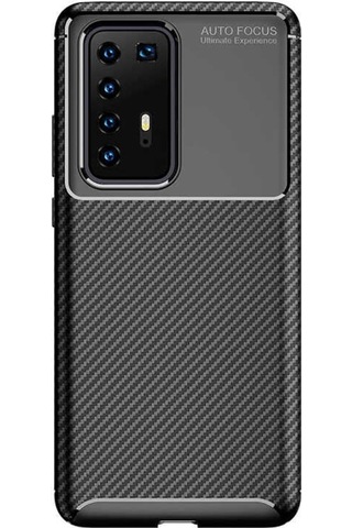 Huawei P40 Pro Kilif Karbon Silikon Case 433856358