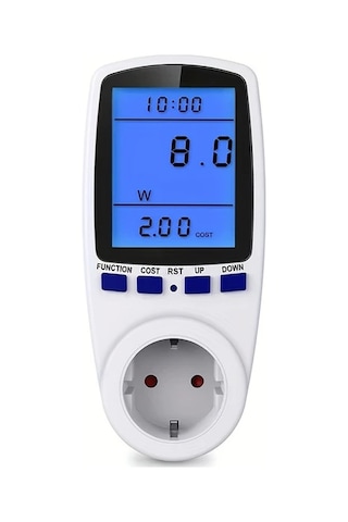 Motion003 Akıllı Ev Enerji Monitörü Arka Işık Versiyonu Ab Fişi Aşırı Yük Koruması