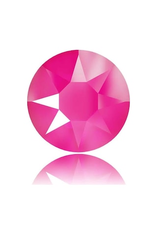 Hacimsel Neon Kristal Taş Pembe - 3d Parlak Nail Art Tırnak Süsü
