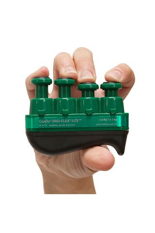 Cando Digi-flex Lıte - El Egzersiz Yayı Yeşil Orta Yeşil