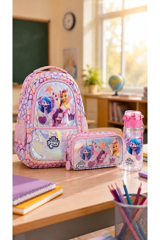 My Little Pony Pembe 3'lü Okul Seti