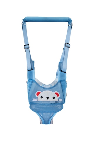 Dört Mevsim Nefes Alabilir Portbebe Tipi Bebek Yürümeye Başlayan Çocuk İle Koruyucu Dosya Nefes Açık Mavi Ve Beyaz Ayı