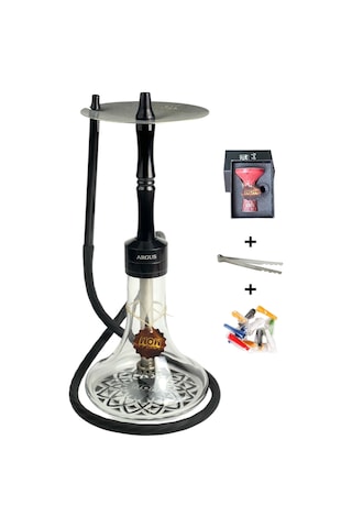 Argus Model Black Nargile Takımı