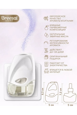 Breesal Ev İçin Elektrikli Difüzör + Değiştirilebilir Blok 177188493