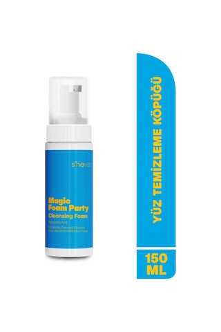 She Vec Magic Foam Party Nemlendirici Yüz Temizleme Köpüğü 150 ML