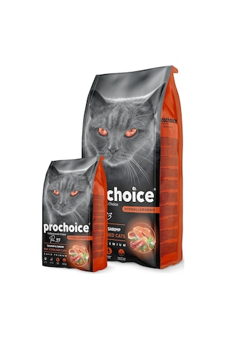 Pro 33, Kısırlaştırılmış Kediler İçin, Hipoalerjenik, Somon Balıklı Ve Karidesli Kuru Mama, 2 Kg