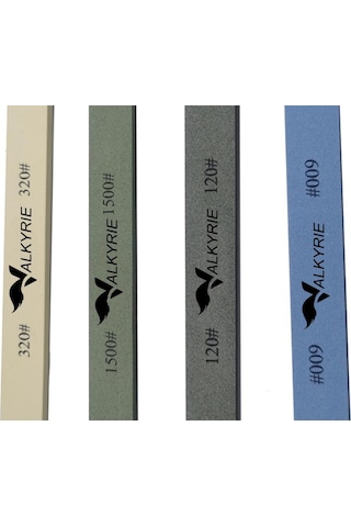 Valkyrie 4 Adet Bıçak Biley Taşı Seti 120 320 600 1500 Kademeli Kuru Biley