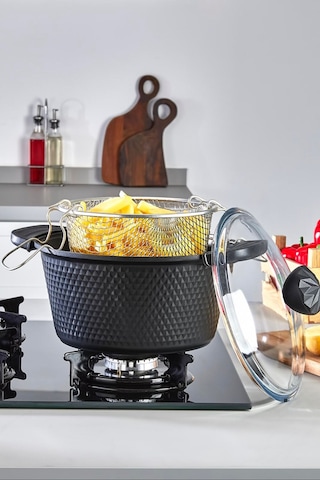 En İyi Döküm Granit Pera Fritöz Tencere 22 Cm Diğer En İyi Döküm Granit Pera Fritöz Tencere 22 Cm Diğer