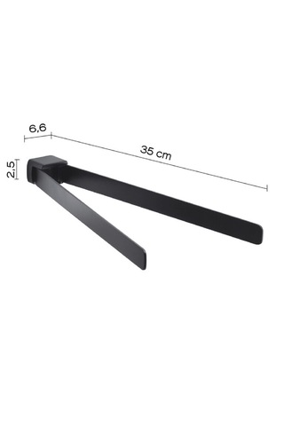 Pirenei Havluluk, Ikili, 35.9cm - Mat Siyah