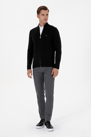 U.S. Polo Assn. Erkek Gri Slim Fit Kanvas / Chino Pantolon 50310340-VR024