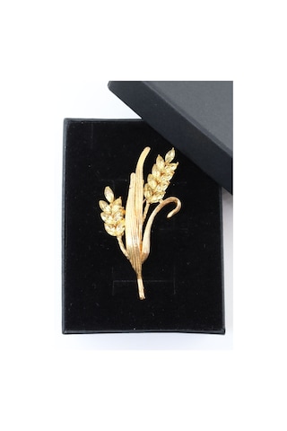 Buğday Başağı Broş. Altın Buğday Başağı Broş. Yaka İğnesi Broş. Kadın Broş. Erkek Broş. Broş. Unisex Gold