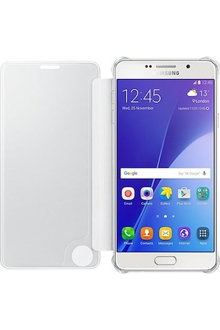 Galaxy A7 2016 A710f İle Uyumlu Clear View Cover Gri Ef-za710csegww Gri