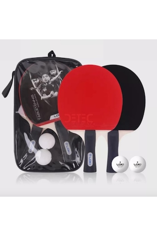 Loki İttf Onaylı Masa Tenisi Raket Set 2 Raket Top Kılıf