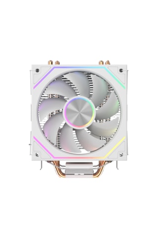 Strong M5-pro 12cm Argb Fanlı 4 Bakır 135w Kule Tipi İşlemci Fanı Beyaz Argb To Sata li İşlemci Soğutucusu