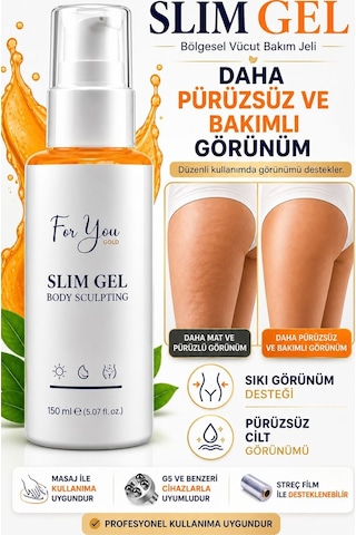 Slim Jel - Sıkılaştırıcı-bölgesel İncelme-çatlak Karşıtı Ve Selülit Kremi 150ml