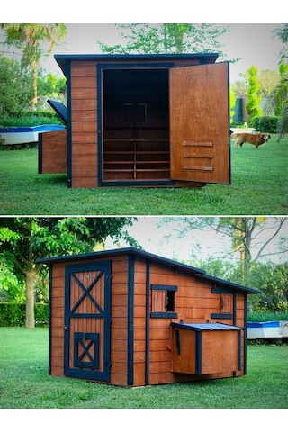 Mandu Ahşap Tavuk Kümesi 30 Tavuk Kapasiteli