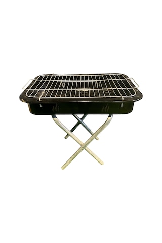 Ayaklı Küçük Boy Mangal Kırmızı - Siyah