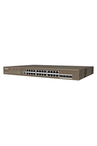 Tenda TEG5328P 24 24Port 410W Poe Yönetilebilir Switch