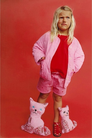 Fleurs Chic Yeni Sezon Fleurs Kids Kapitone Mevsimlik Ceket Pembe