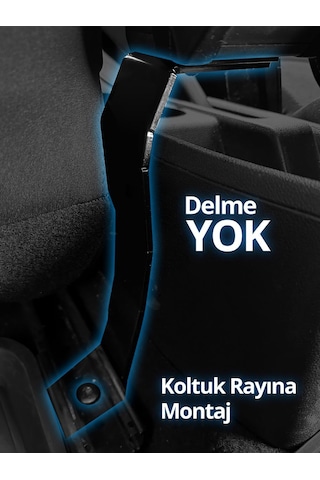 S-dizayn Fiat Albea Kol Dayama Kolçak Çelik Ayaklı Abs Gri 2003-2012 A+kalite