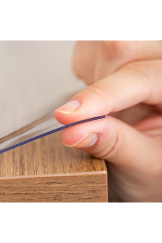 1.3mm Alman Üretimi Şeffaf Pvc Masa Örtüsü - Gıda Temasına Uygun Uv Koruma Fitalat İçermez Şeffaf