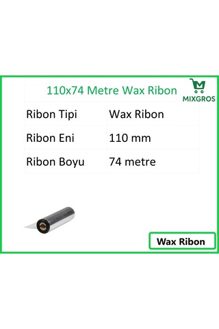 110x74 Metre Wax Ribon 1 Adet 1