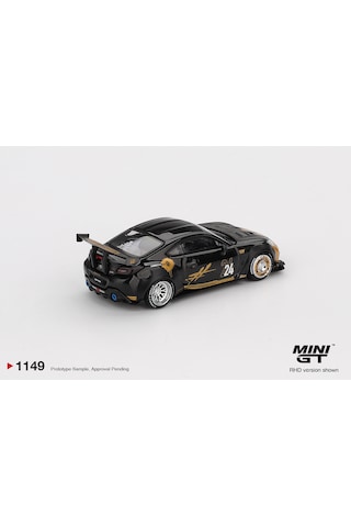 1:64 Ölçek Mini Gt Toyota Gr86 Lb Diecast Metal Minyatür Model Araba 5cm