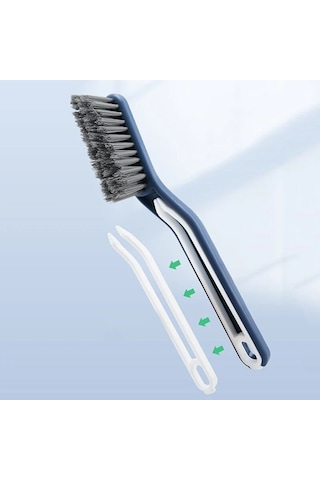 Cımbızlı Fırça Çok Amaçlı Kademeli Kesim Uçlu Banyo Klozet Kenar Çok Renkli